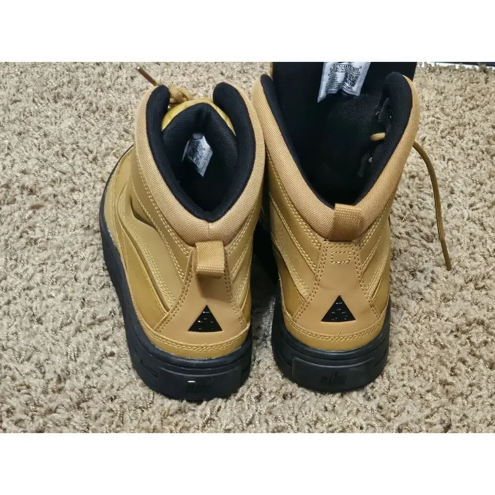 Nike ACG Woodside 2 High GS Youth Size 6.5Y Wheat Rain Duck Boots 524872-703